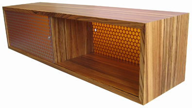 Zebrawood Coffee Table/Storage Bench